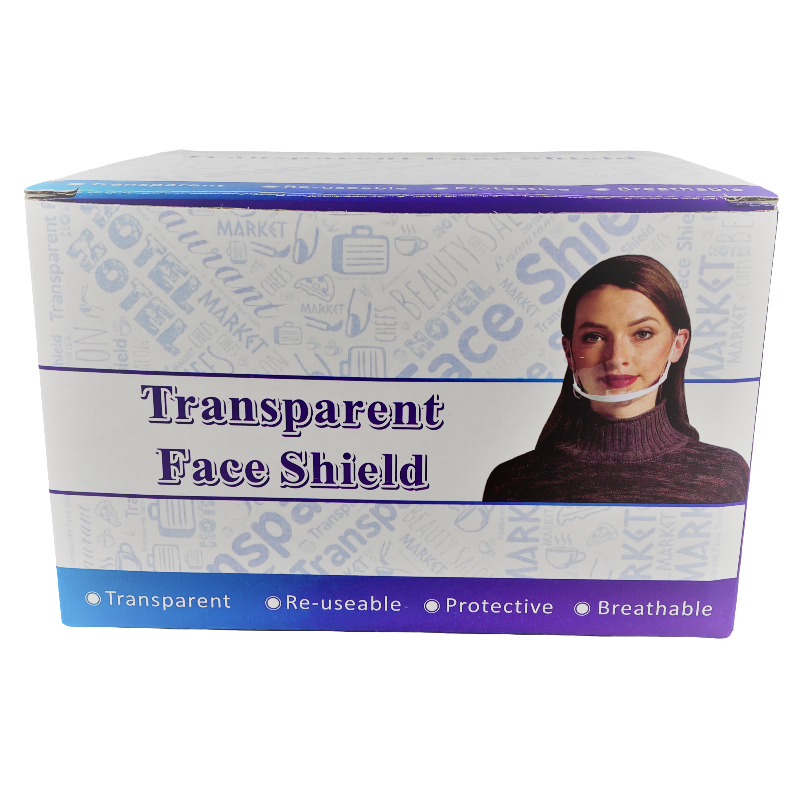 Transparent Mouth & Nose Shield