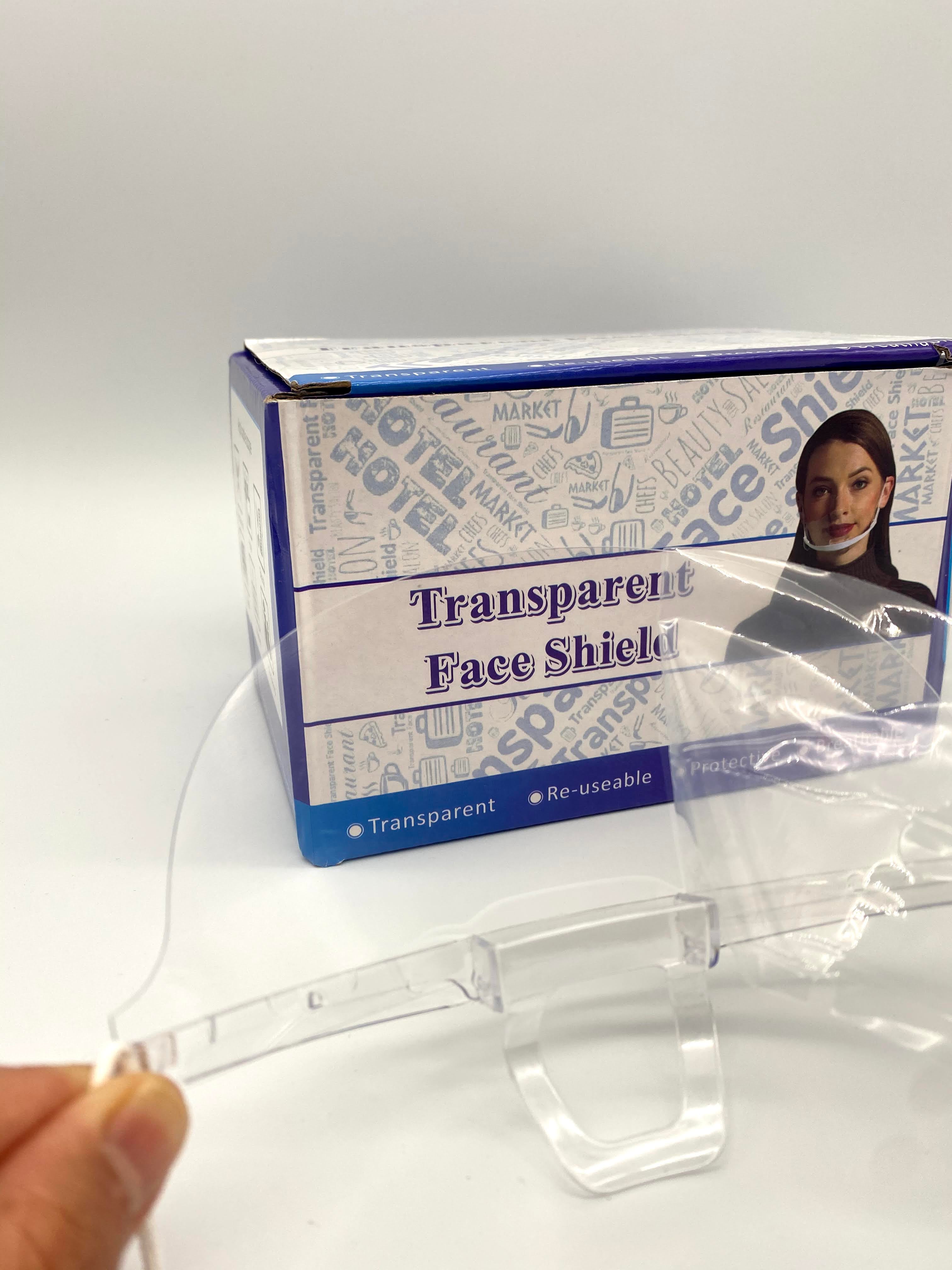 Transparent Mouth & Nose Shield